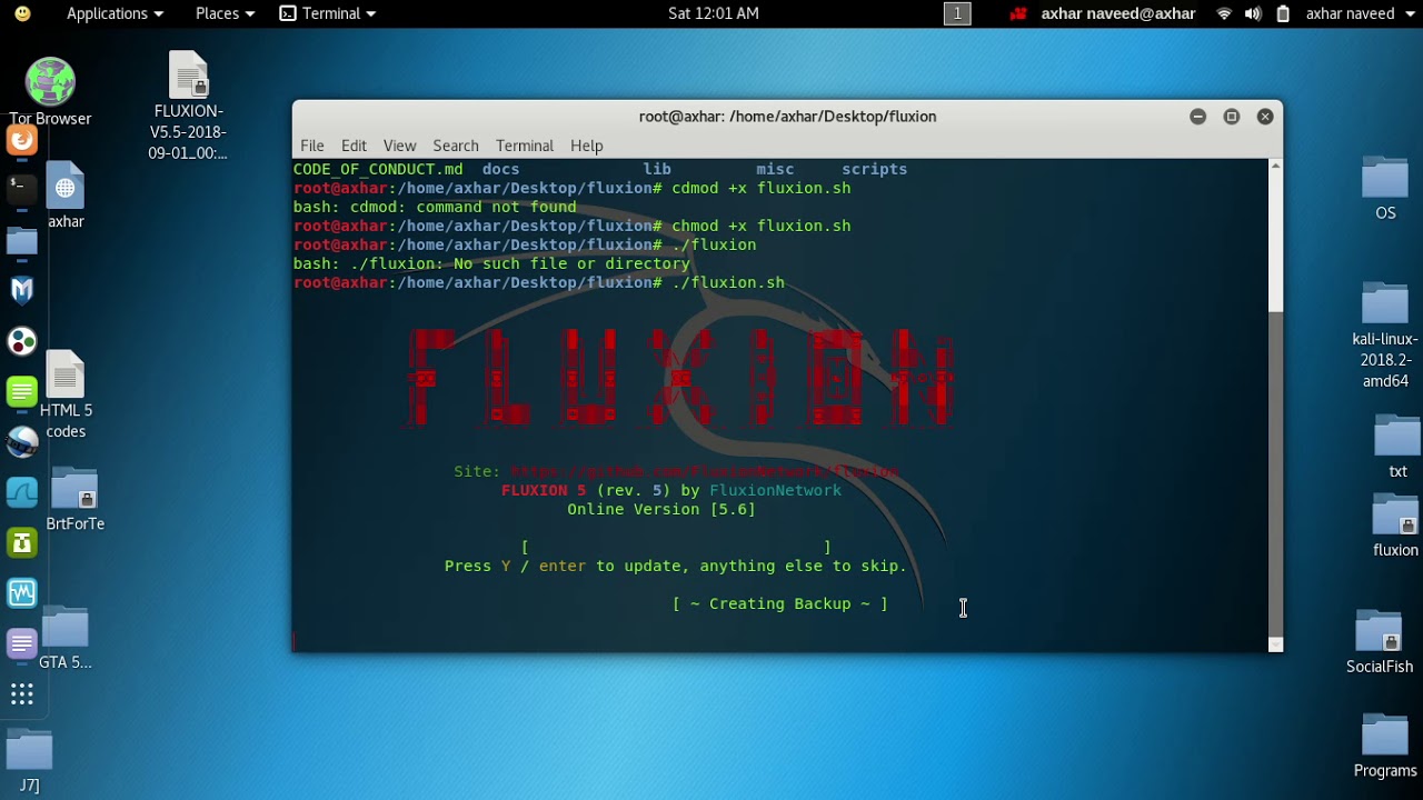 how to use fluxion on windows